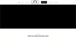Desktop Screenshot of ono-restaurant.nl
